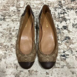 Coach Chelsea Slip On Ballet Logo Flats